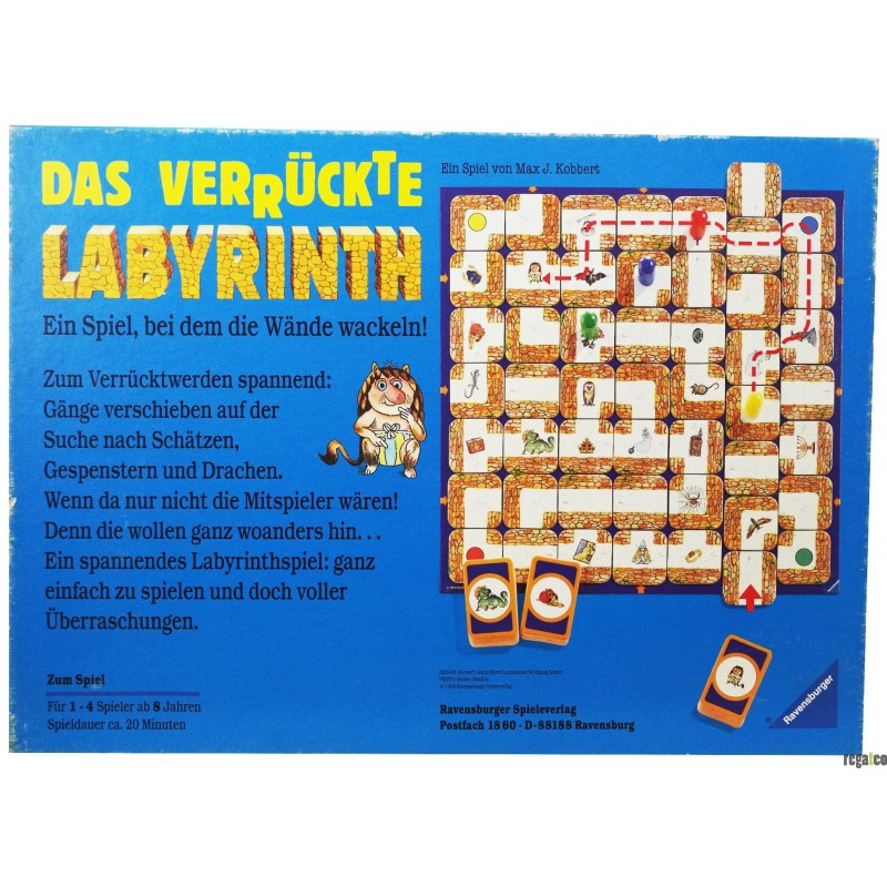 Ravensburger 01094 - Das verrückte Labyrinth - Regateo - gebrauchte  Brettspiele kaufen