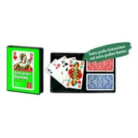 Spielkartenfabrik Altenburger 6681 - Rommé Senioren, Folienetui, extra große Karten